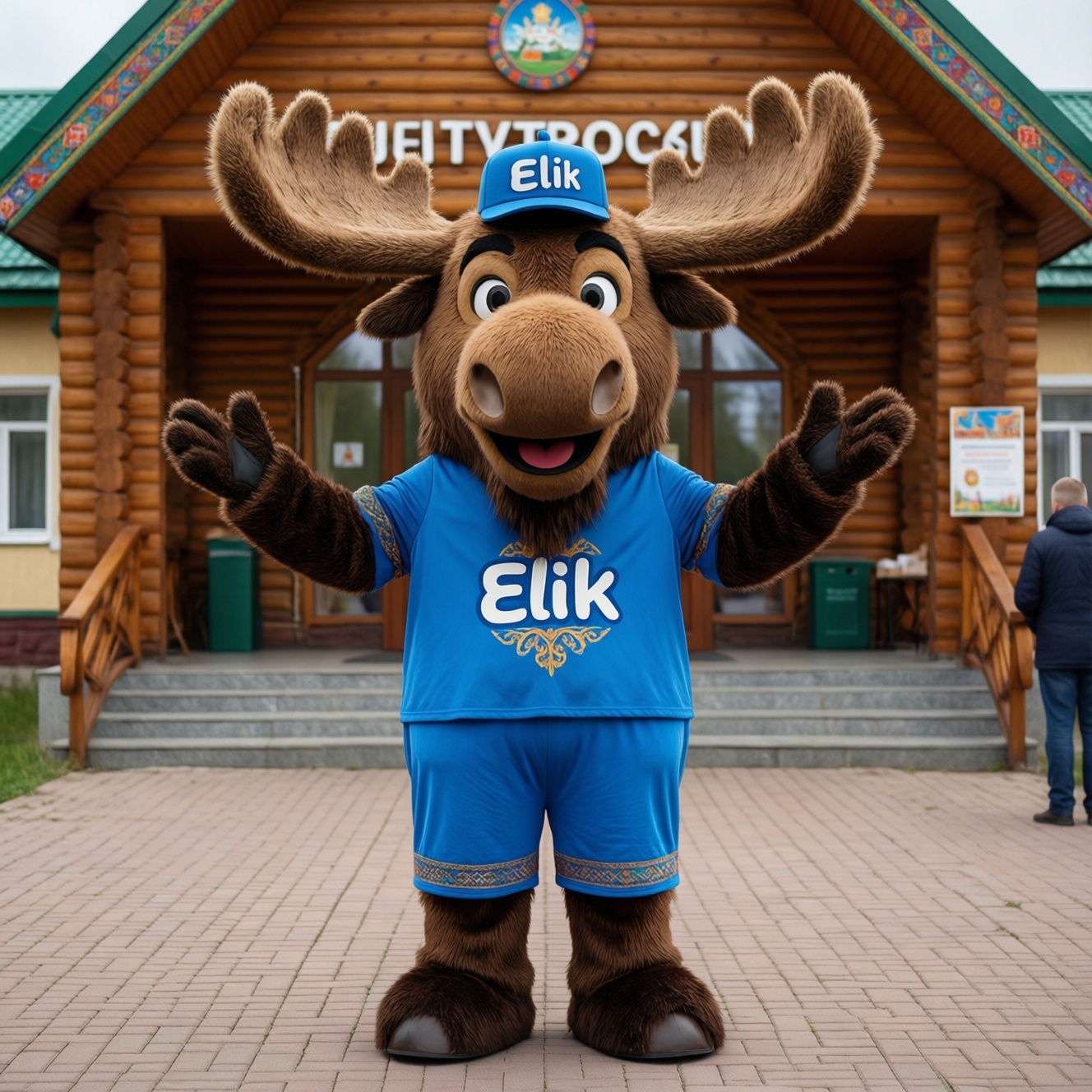 У Дома культуры в Электрогорске появился талисман — лось Элик У Дома культуры в Электрогорске появился талисман — лось Элик
